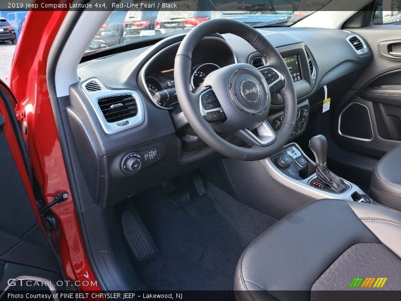 Red-Line Pearl / Black 2019 Jeep Compass Latitude 4x4