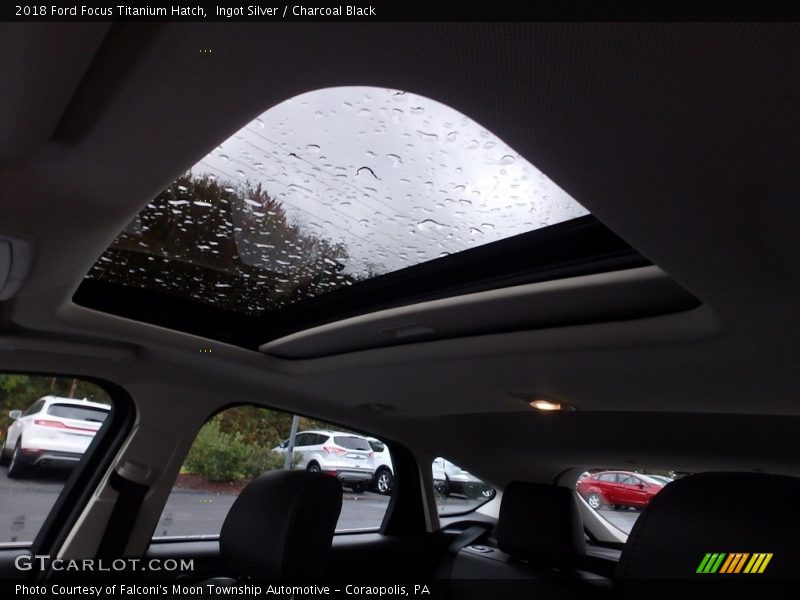 Ingot Silver / Charcoal Black 2018 Ford Focus Titanium Hatch