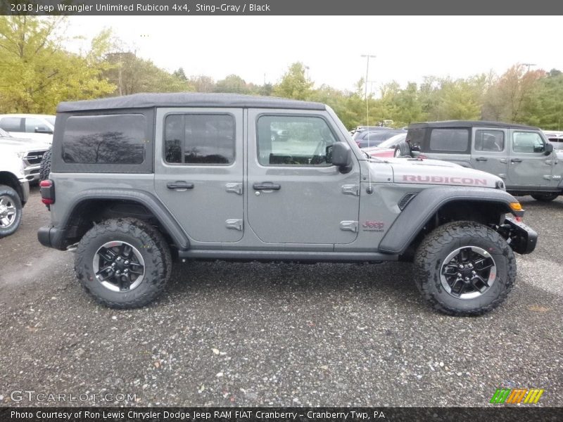  2018 Wrangler Unlimited Rubicon 4x4 Sting-Gray