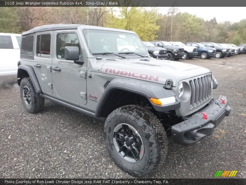 Front 3/4 View of 2018 Wrangler Unlimited Rubicon 4x4