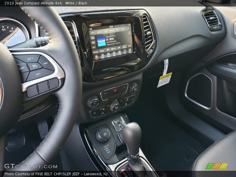 White / Black 2019 Jeep Compass Altitude 4x4