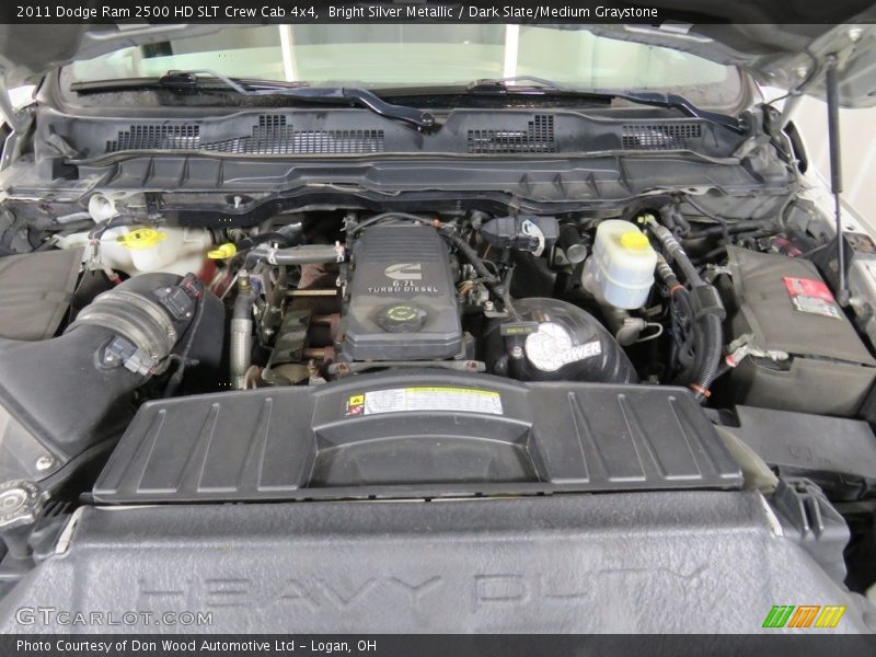 Bright Silver Metallic / Dark Slate/Medium Graystone 2011 Dodge Ram 2500 HD SLT Crew Cab 4x4