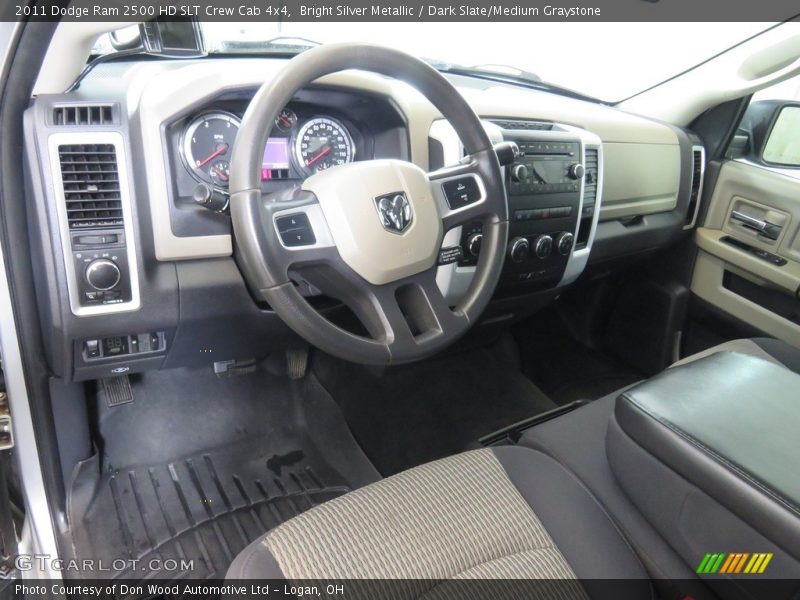 Bright Silver Metallic / Dark Slate/Medium Graystone 2011 Dodge Ram 2500 HD SLT Crew Cab 4x4