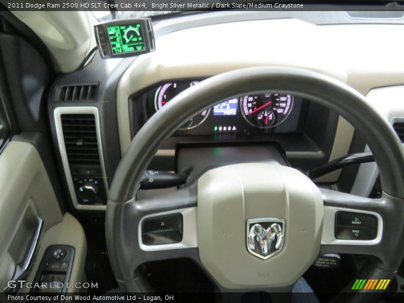 Bright Silver Metallic / Dark Slate/Medium Graystone 2011 Dodge Ram 2500 HD SLT Crew Cab 4x4
