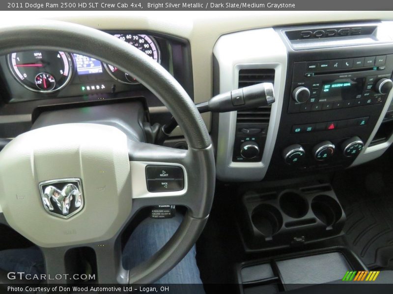 Bright Silver Metallic / Dark Slate/Medium Graystone 2011 Dodge Ram 2500 HD SLT Crew Cab 4x4