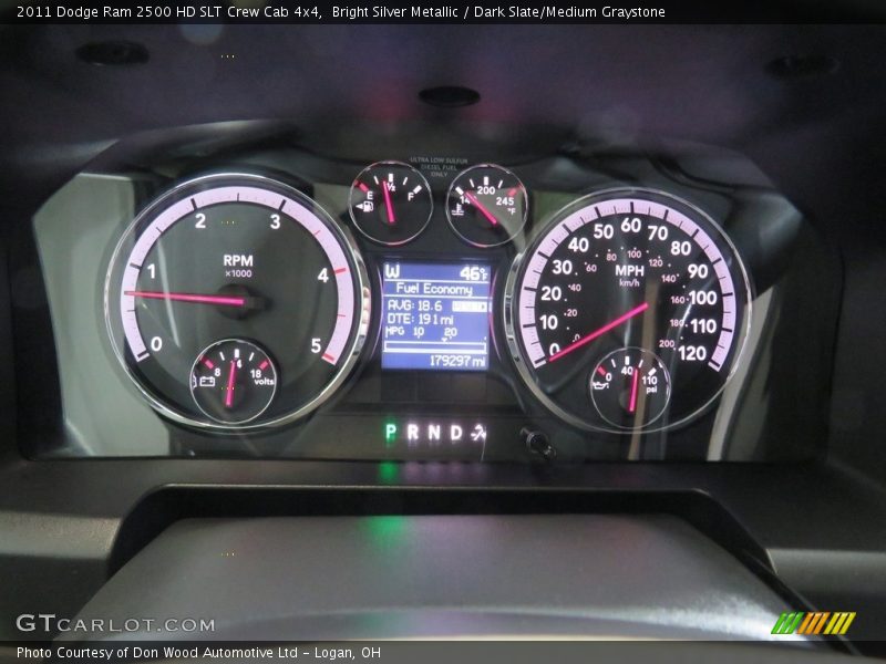 Bright Silver Metallic / Dark Slate/Medium Graystone 2011 Dodge Ram 2500 HD SLT Crew Cab 4x4