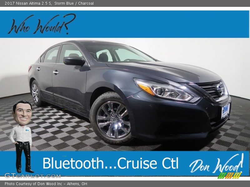 Storm Blue / Charcoal 2017 Nissan Altima 2.5 S