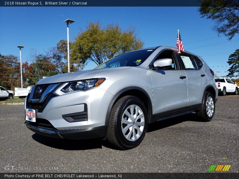 Brilliant Silver / Charcoal 2018 Nissan Rogue S