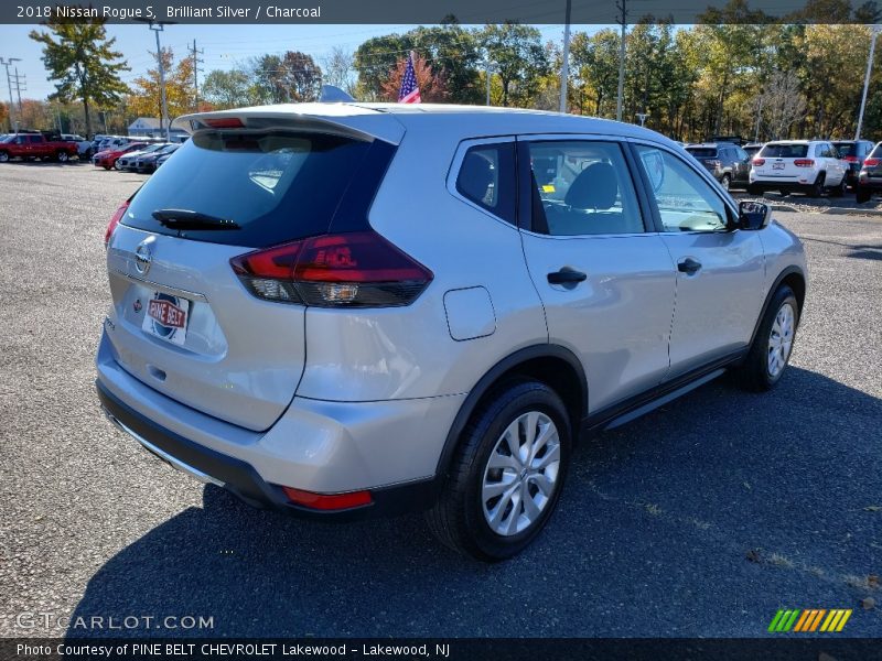 Brilliant Silver / Charcoal 2018 Nissan Rogue S