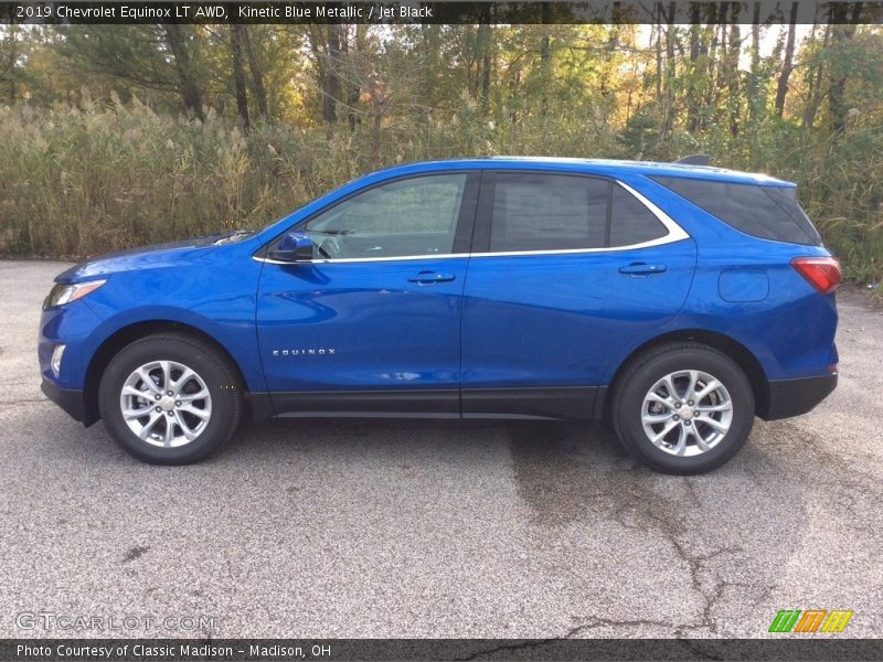 Kinetic Blue Metallic / Jet Black 2019 Chevrolet Equinox LT AWD