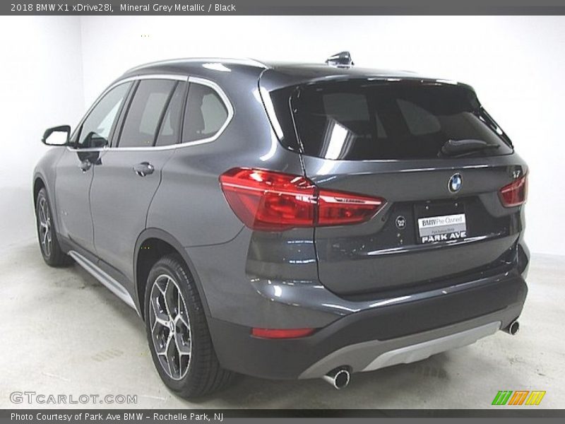 Mineral Grey Metallic / Black 2018 BMW X1 xDrive28i
