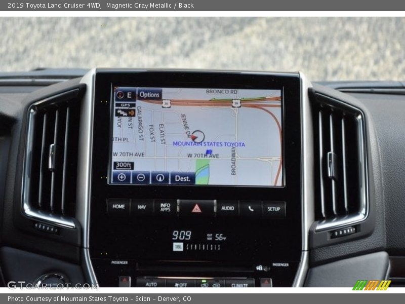 Navigation of 2019 Land Cruiser 4WD
