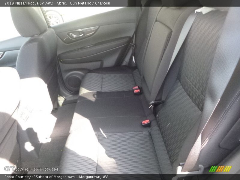Gun Metallic / Charcoal 2019 Nissan Rogue SV AWD Hybrid