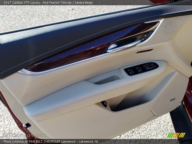 Red Passion Tintcoat / Sahara Beige 2017 Cadillac XT5 Luxury