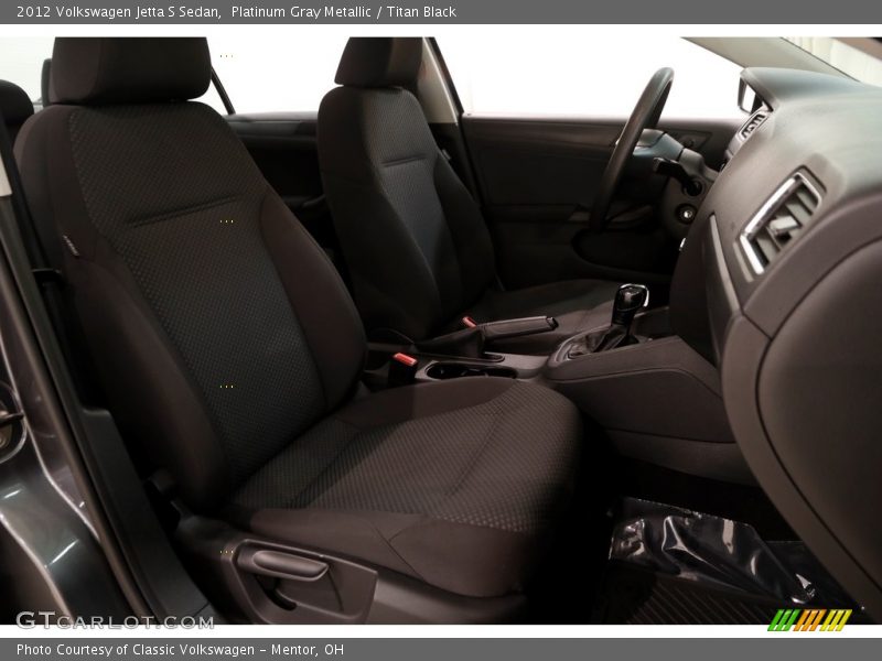 Platinum Gray Metallic / Titan Black 2012 Volkswagen Jetta S Sedan