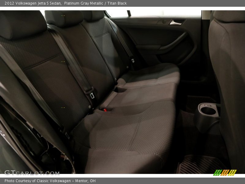 Platinum Gray Metallic / Titan Black 2012 Volkswagen Jetta S Sedan