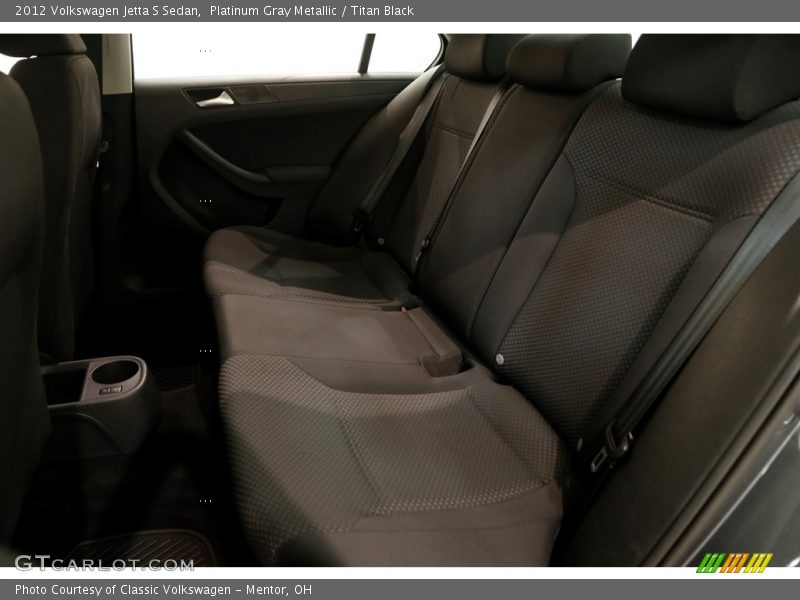 Platinum Gray Metallic / Titan Black 2012 Volkswagen Jetta S Sedan