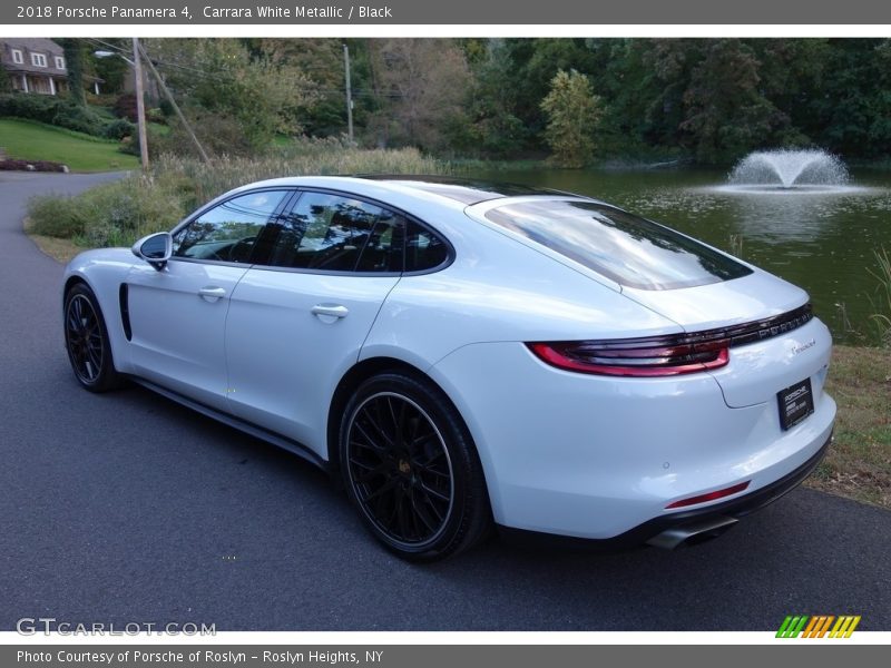 Carrara White Metallic / Black 2018 Porsche Panamera 4