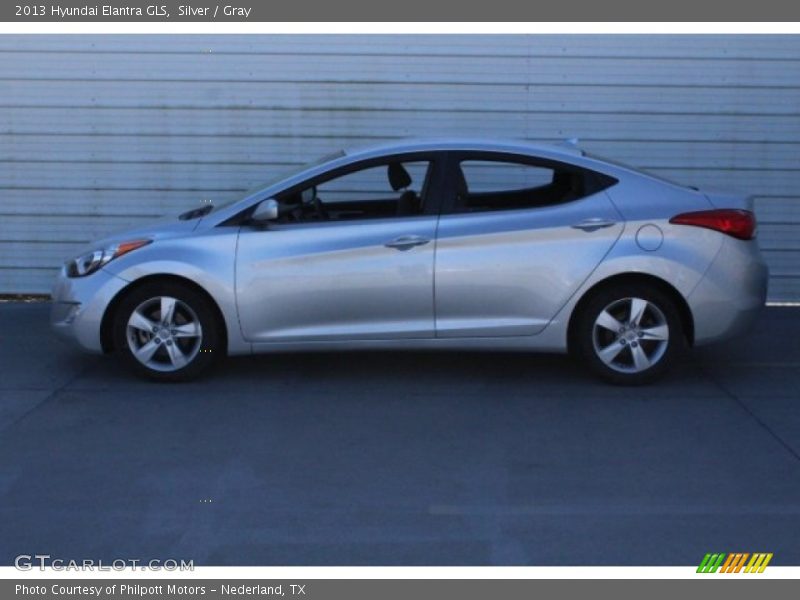 Silver / Gray 2013 Hyundai Elantra GLS