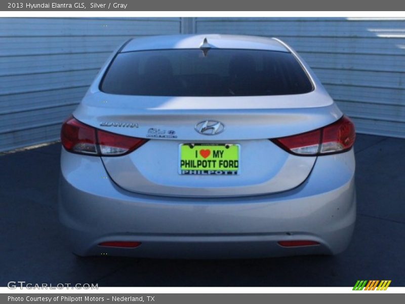Silver / Gray 2013 Hyundai Elantra GLS