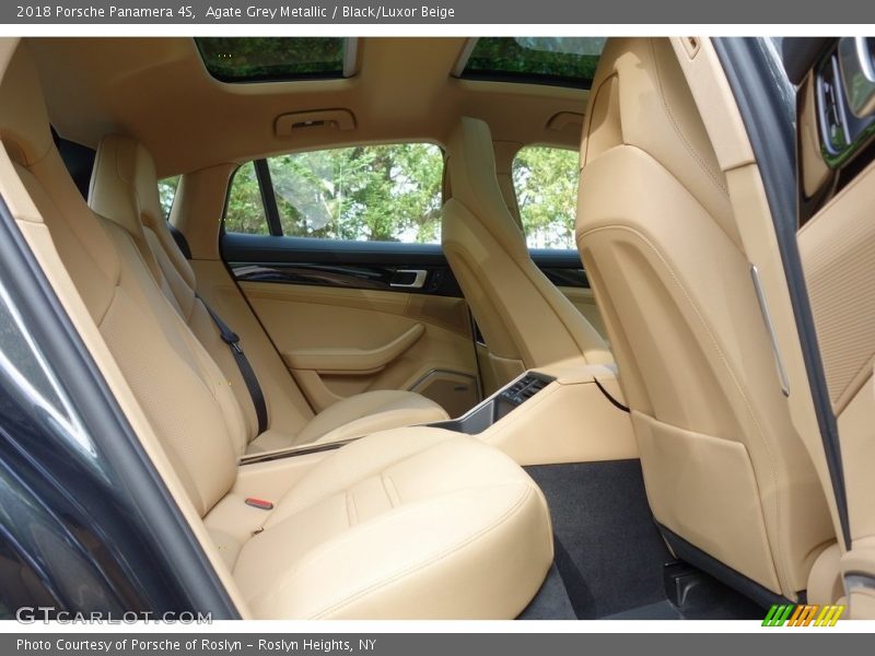 Agate Grey Metallic / Black/Luxor Beige 2018 Porsche Panamera 4S