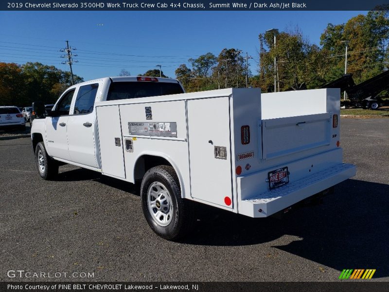 Summit White / Dark Ash/Jet Black 2019 Chevrolet Silverado 3500HD Work Truck Crew Cab 4x4 Chassis