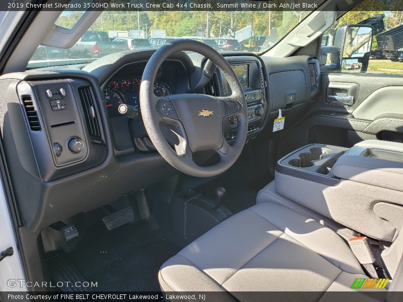 Summit White / Dark Ash/Jet Black 2019 Chevrolet Silverado 3500HD Work Truck Crew Cab 4x4 Chassis