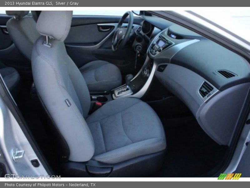 Silver / Gray 2013 Hyundai Elantra GLS