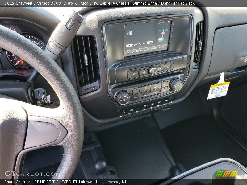 Summit White / Dark Ash/Jet Black 2019 Chevrolet Silverado 3500HD Work Truck Crew Cab 4x4 Chassis