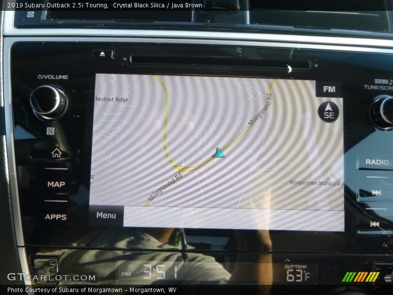 Crystal Black Silica / Java Brown 2019 Subaru Outback 2.5i Touring