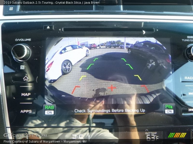 Crystal Black Silica / Java Brown 2019 Subaru Outback 2.5i Touring