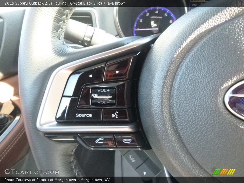 Crystal Black Silica / Java Brown 2019 Subaru Outback 2.5i Touring