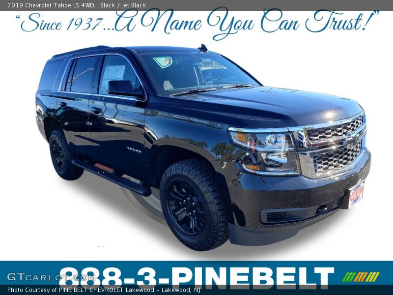Black / Jet Black 2019 Chevrolet Tahoe LS 4WD