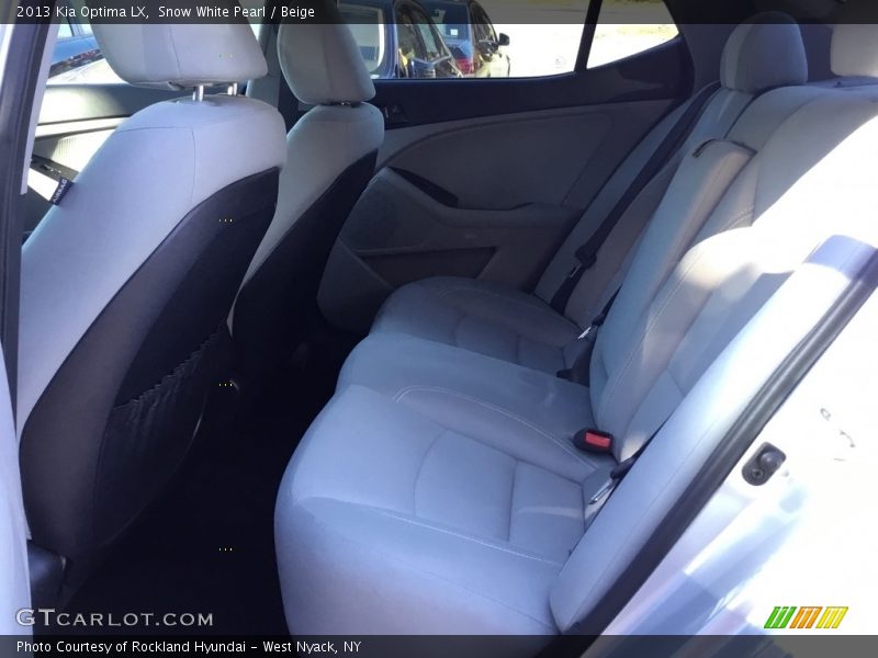 Snow White Pearl / Beige 2013 Kia Optima LX