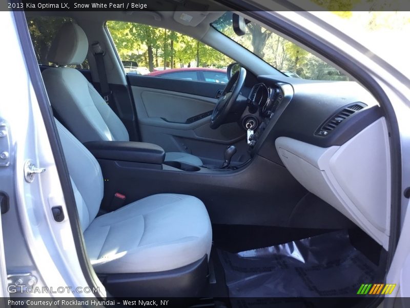 Snow White Pearl / Beige 2013 Kia Optima LX