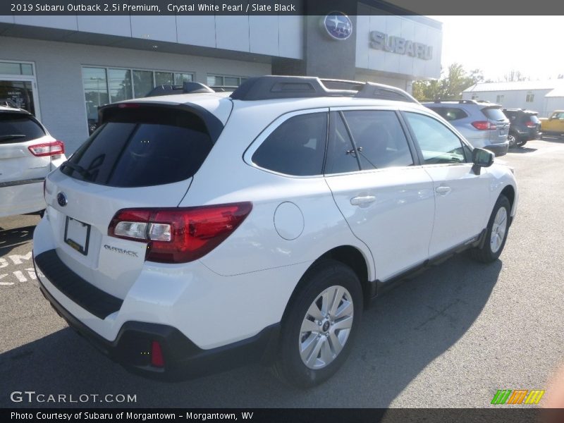 Crystal White Pearl / Slate Black 2019 Subaru Outback 2.5i Premium