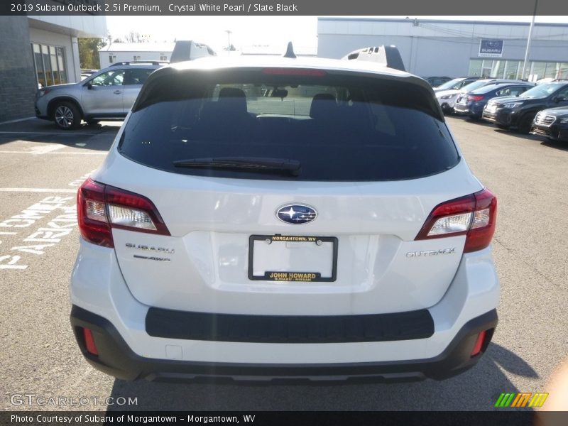 Crystal White Pearl / Slate Black 2019 Subaru Outback 2.5i Premium