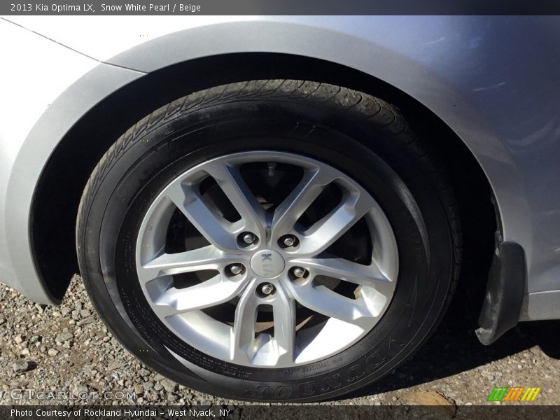 Snow White Pearl / Beige 2013 Kia Optima LX