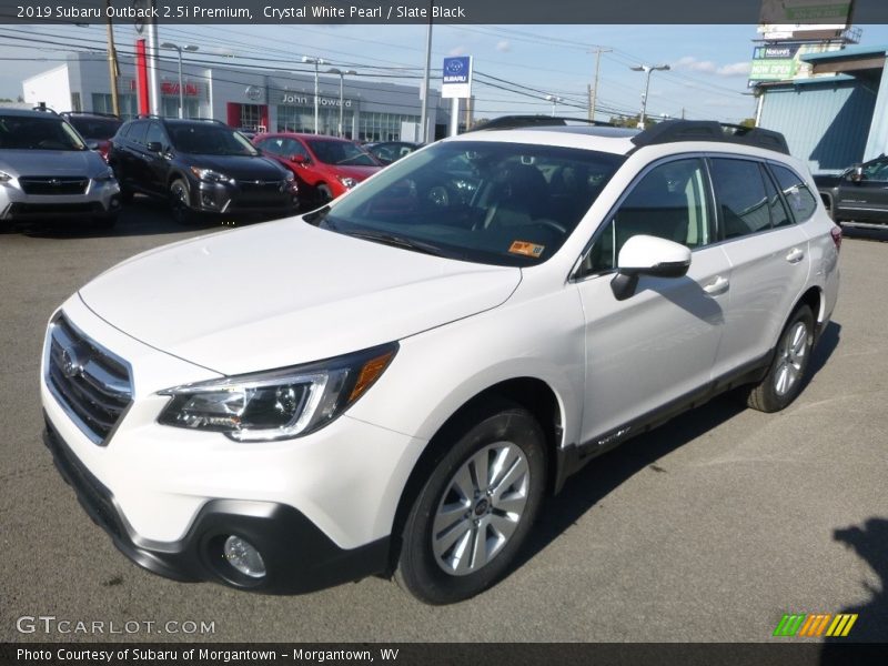 Crystal White Pearl / Slate Black 2019 Subaru Outback 2.5i Premium