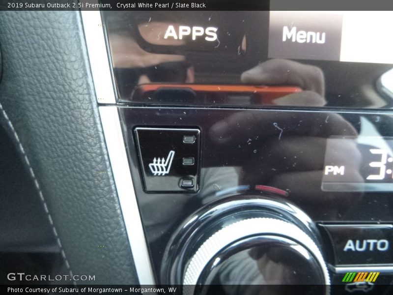 Crystal White Pearl / Slate Black 2019 Subaru Outback 2.5i Premium