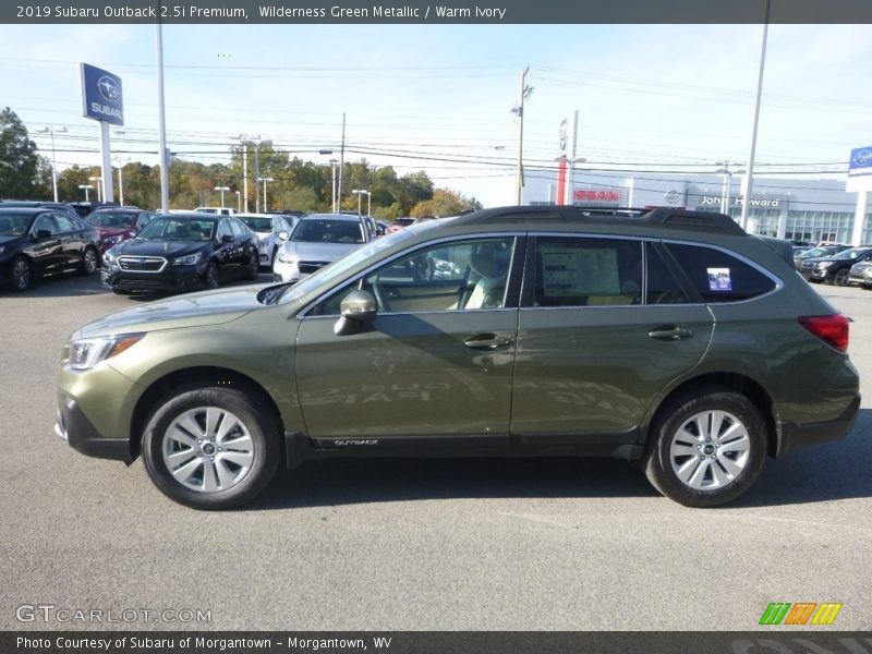 Wilderness Green Metallic / Warm Ivory 2019 Subaru Outback 2.5i Premium