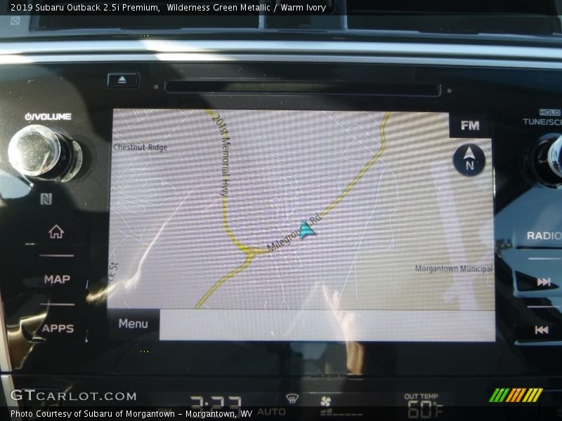 Wilderness Green Metallic / Warm Ivory 2019 Subaru Outback 2.5i Premium