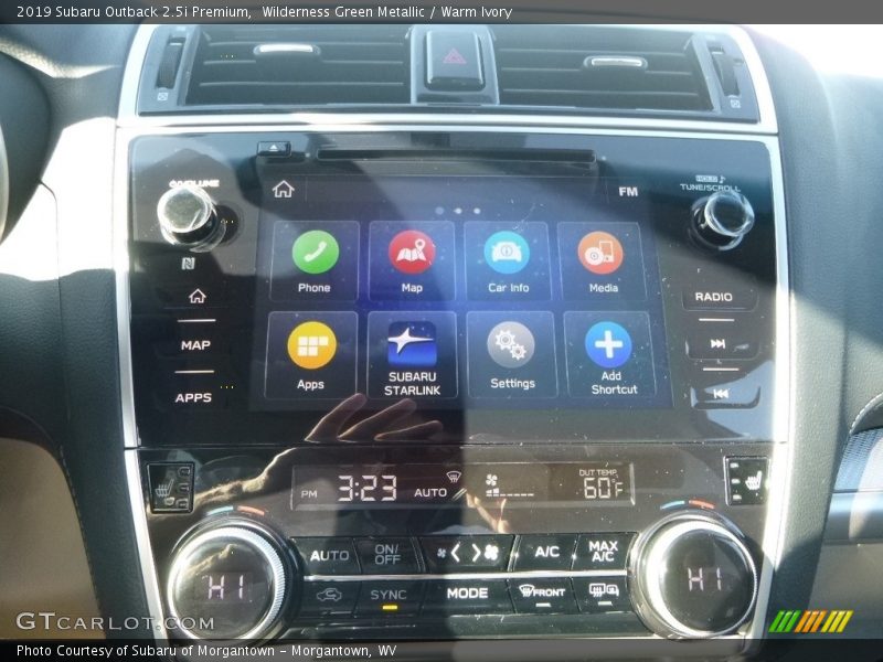 Wilderness Green Metallic / Warm Ivory 2019 Subaru Outback 2.5i Premium