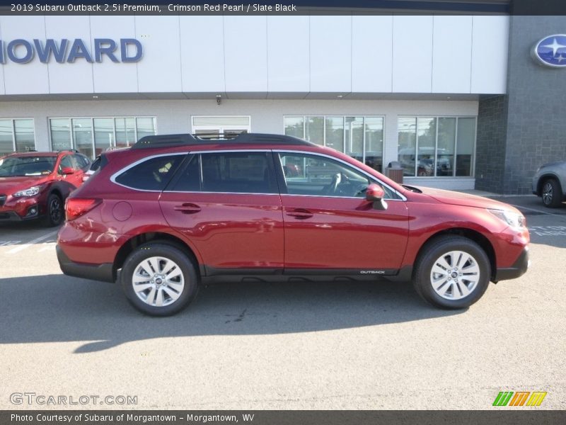 Crimson Red Pearl / Slate Black 2019 Subaru Outback 2.5i Premium
