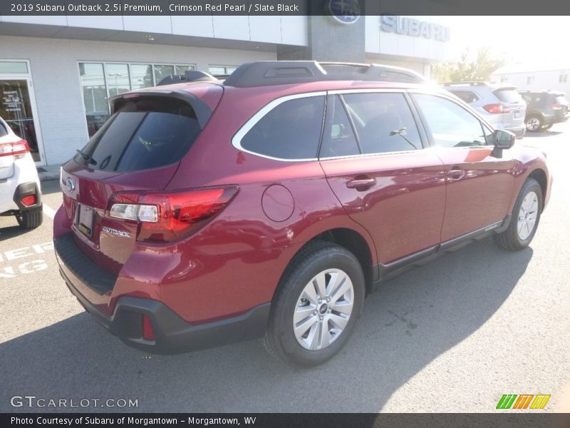 Crimson Red Pearl / Slate Black 2019 Subaru Outback 2.5i Premium