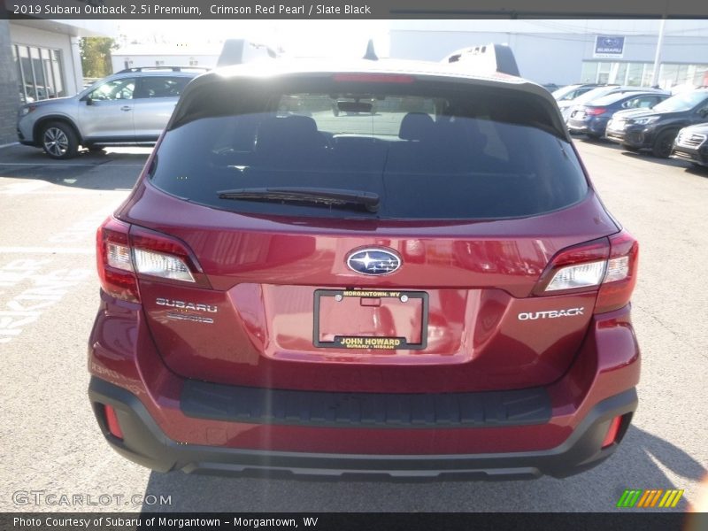 Crimson Red Pearl / Slate Black 2019 Subaru Outback 2.5i Premium