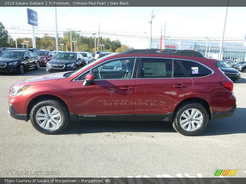 Crimson Red Pearl / Slate Black 2019 Subaru Outback 2.5i Premium