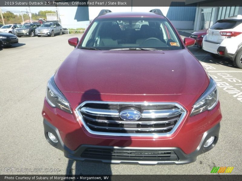 Crimson Red Pearl / Slate Black 2019 Subaru Outback 2.5i Premium