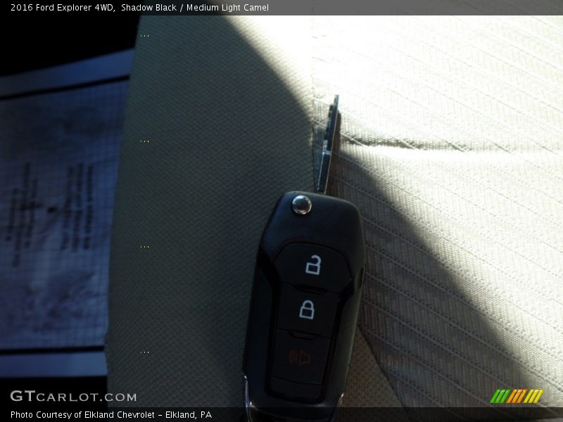 Shadow Black / Medium Light Camel 2016 Ford Explorer 4WD