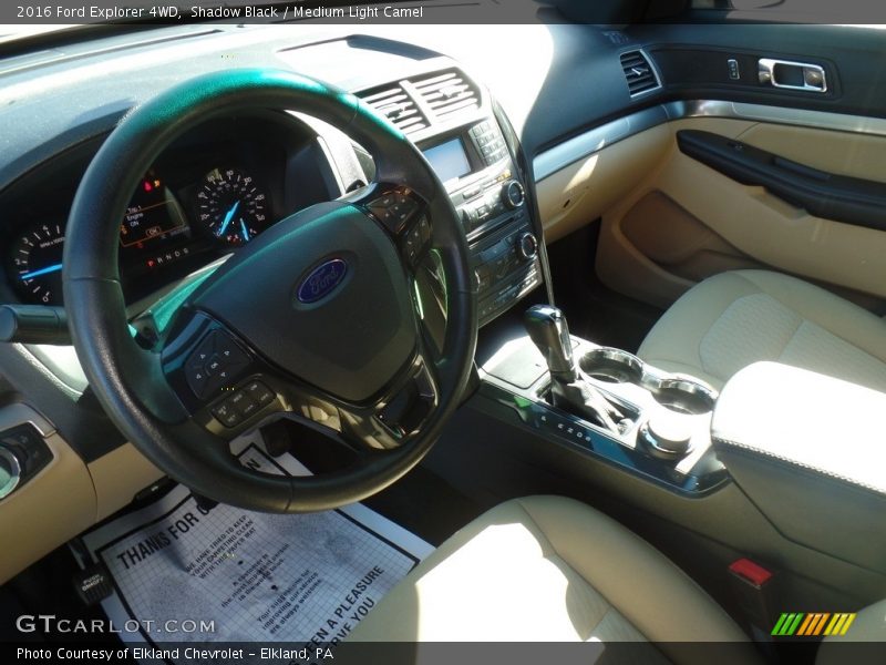 Shadow Black / Medium Light Camel 2016 Ford Explorer 4WD